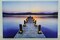 Northlight LED Lighted Sunset Boat Dock Scene Canvas Wall Art 15.75" x 23.5"